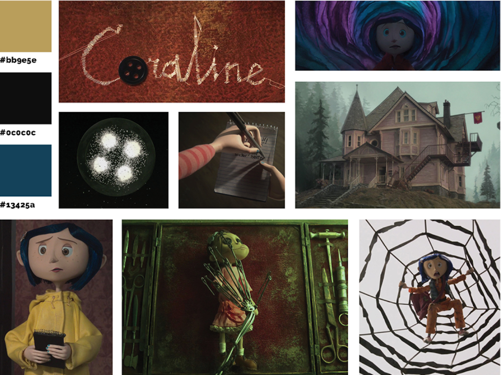 Coraline moodboard